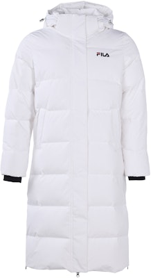 FILA Original Chaqueta Larga Acolchada Blanca Unisex Invierno Cortaviento F11W048956F-WT Buy FILA Original Chaqueta Larga Acolchada Blanca Unisex Invierno Cortaviento F11W048956F-WT