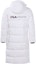 Lookbook FILA Original Chaqueta Larga Acolchada Blanca Unisex Invierno Cortaviento F11W048956F-WT