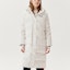 Shop FILA Original Chaqueta Larga Acolchada Blanca Unisex Invierno Cortaviento F11W048956F-WT