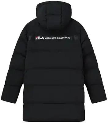 FILA ORIGINALE Jaket Musim Dingin Hitam Hoodie Hangat untuk Pria/Wanita. F11M149904F-BK Lookbook FILA ORIGINALE Jaket Musim Dingin Hitam Hoodie Hangat untuk Pria/Wanita. F11M149904F-BK