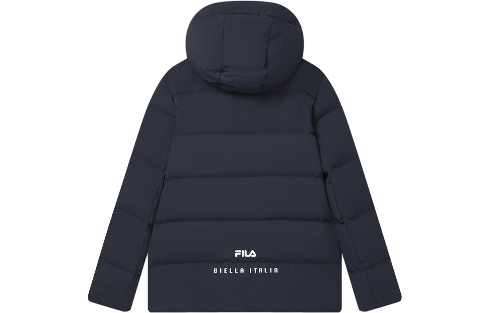 FILA ORIGINALE  Blue Letter Zipper Hooded Down Jacket F11M349909F-NV 圖 3