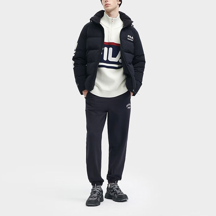 FILA ORIGINALE  Blue Letter Zipper Hooded Down Jacket F11M349909F-NV 圖 4