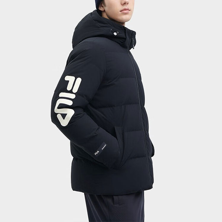 FILA ORIGINALE  Blue Letter Zipper Hooded Down Jacket F11M349909F-NV 圖 6