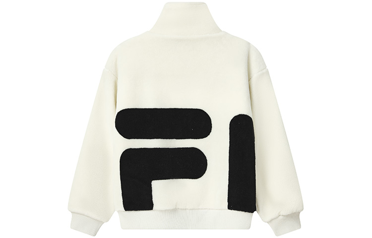 Lookbook FILA ORIGINALE Big Logo Sherpa Jacket Unisex Off-White Casual Wear F51U248926FIV
