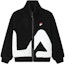 Buy FILA ORIGINALE Fleece-Lined Sherpa Jacket Black Unisex with Logo Print. F51U248926F-BK
