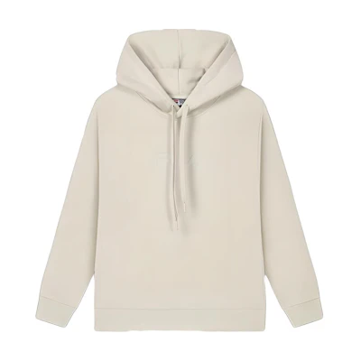 FILA ORIGINALE Fleece Knit Long-Sleeve Sweatshirt Unisex - Almond Khaki F51M449202F-BG