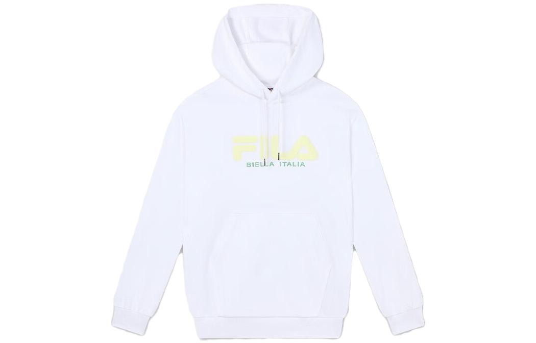 FILA ORIGINALE Hoodie - Retro Letter Pullover, Unisex, Classic White F11U339299F-WT