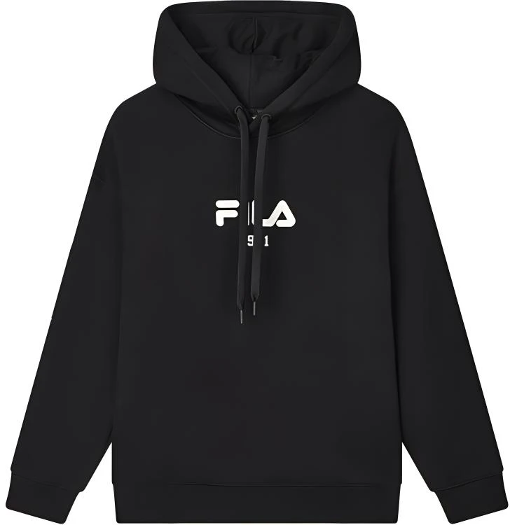 fila-originale-logo-black-fleece-knit-sweatshirt-unisex-casual-loose-fit-f51-m449202-f-bk