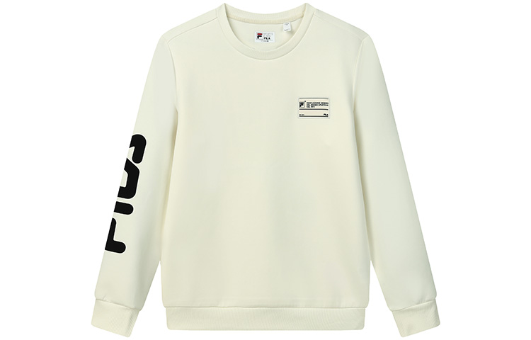FILA ORIGINALE Logo Crewneck Sweatshirt Misty Lotus White - Edition F11M149208FIV