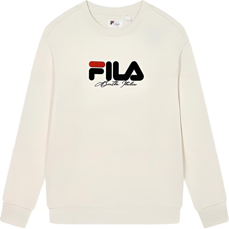 FILA ORIGINALE Oversized Pullover Sweatshirt Unisex Steam White F51M449204F-IV