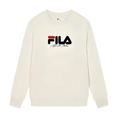 FILA ORIGINALE Oversized Pullover Sweatshirt Unisex Steam White F51M449204F-IV