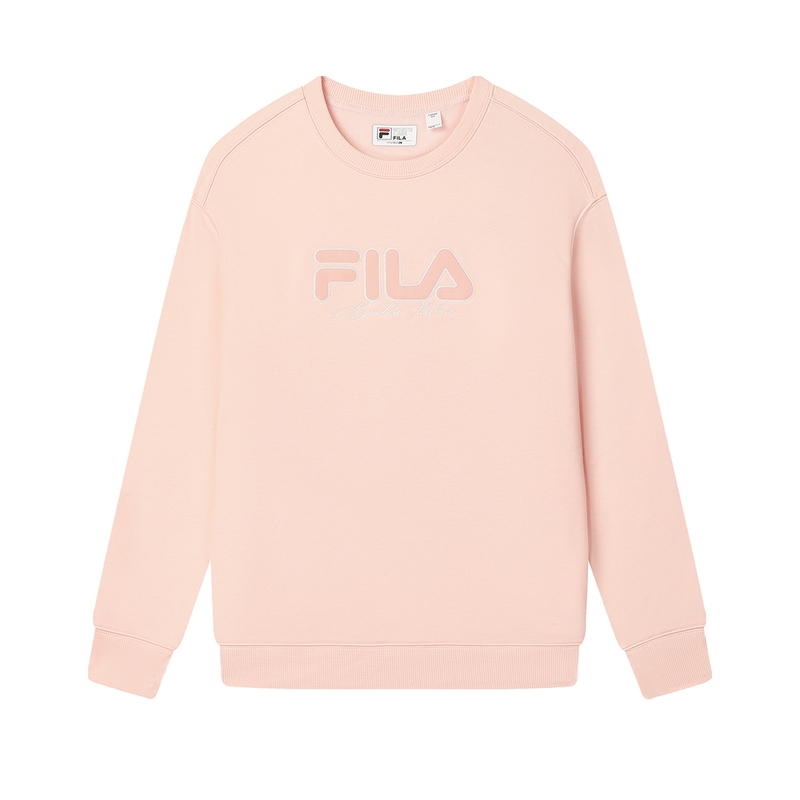 FILA Originale Retro Oversized Sweatshirt Unisex Orange Pink Pullover F51M449204F-PK
