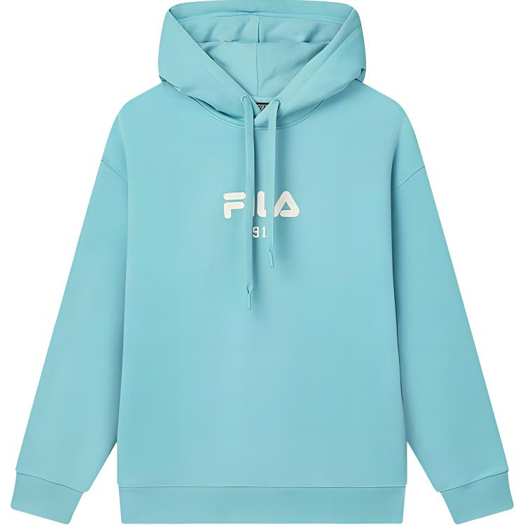 FILA Originale Soft Knit Fleece Long-Sleeve Sweatshirt Unisex Sky Blue F51M449202F-LB