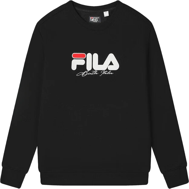 fila-originale-unisex-black-vintage-loose-fit-crewneck-sweatshirt-f51-m449204-f-bk