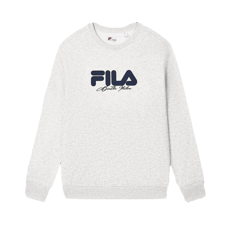 FILA Originale Unisex Fleece Crewneck Sweatshirt Moon Grey F51M449204F-MG