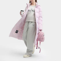 Shop FILA ORIGINALE 男女款字母印花羽絨外套 淺紫粉色 F51U349902F-PK