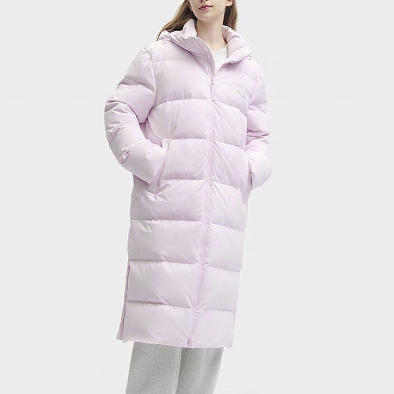 Purchase FILA ORIGINALE Unisex Letter Print Down Coat Light Mauve Pink F51U349902F-PK
