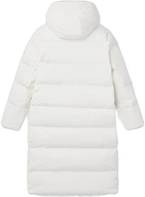 FILA ORIGINALE Unisex Long Down Coat Windproof Warm White Jacket. F51U349902F-IV Lookbook FILA ORIGINALE Unisex Long Down Coat Windproof Warm White Jacket. F51U349902F-IV