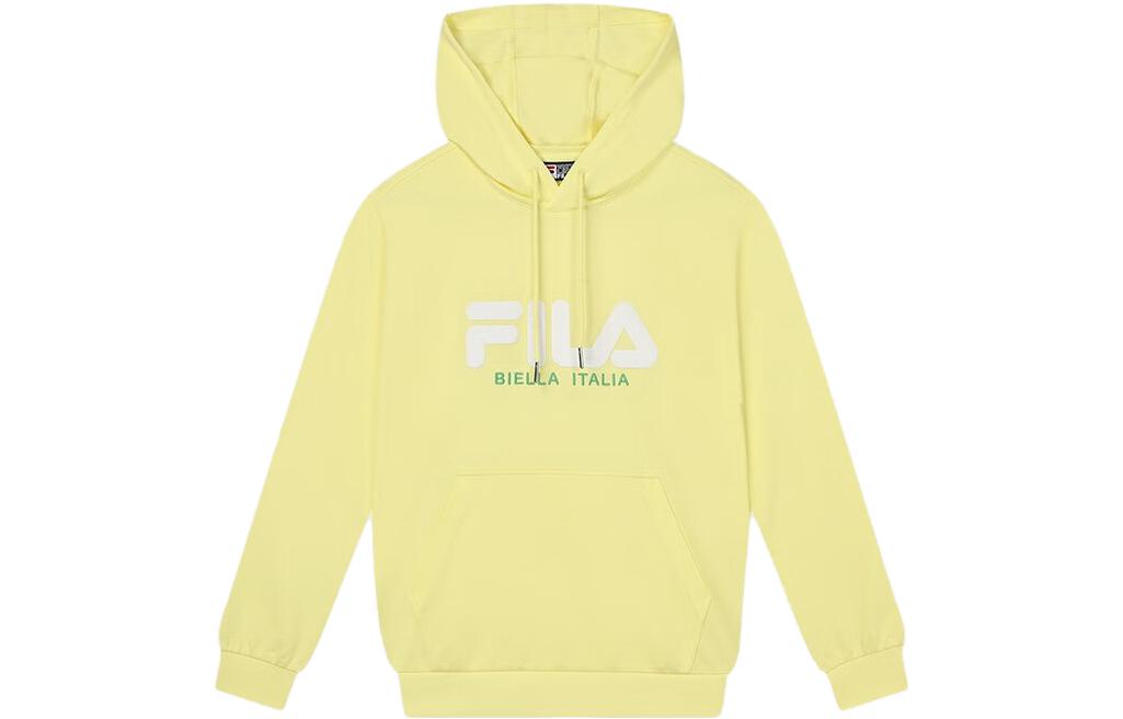 FILA Originale Unisex Neon Green Lettered Pullover Hoodie F11U339299F-YE