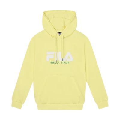 FILA Originale Unisex Neon Green Lettered Pullover Hoodie F11U339299F-YE