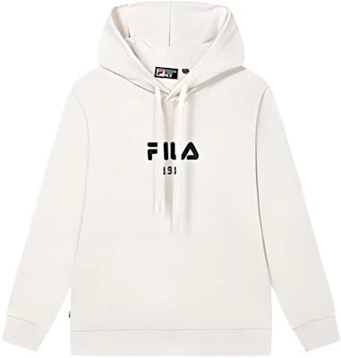 FILA ORIGINALE Unisex Oversized Knit Hoodie with Fleece Lining in Steam White F51M449202F-IV Buy FILA ORIGINALE Unisex Oversized Knit Hoodie with Fleece Lining in Steam White F51M449202F-IV