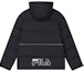 Lookbook FILA ORIGINALE 男女時尚休閒寬鬆連帽羽絨外套 傳奇藍 F11U349914F-NV