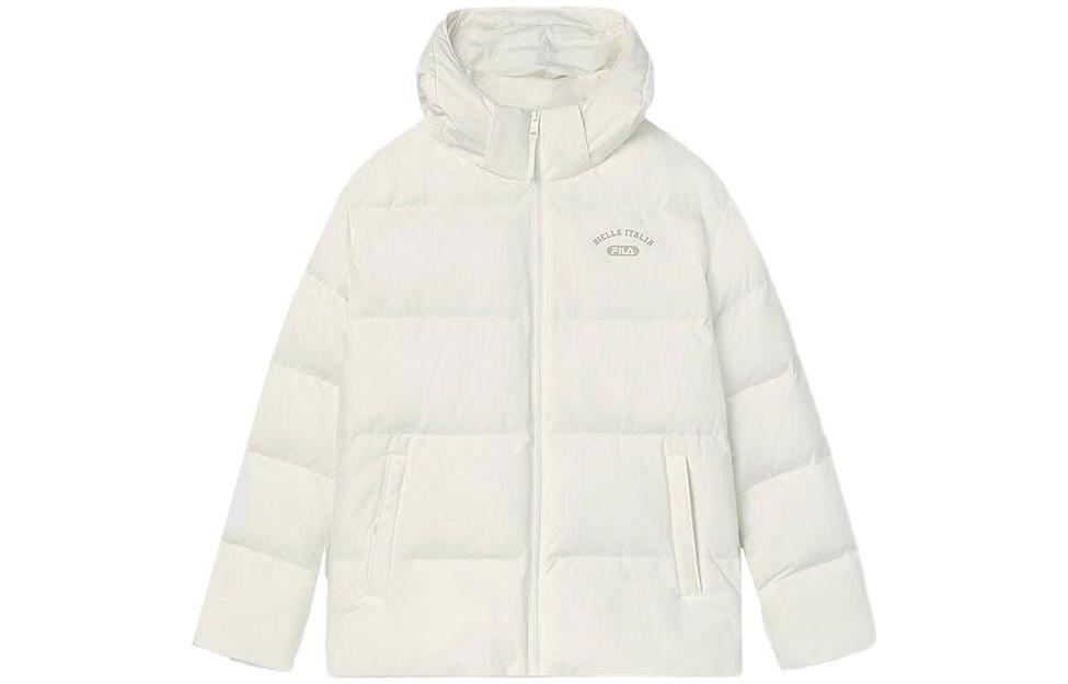 FILA ORIGINALE Unisex Zip-Up Hoodie Jacket in Reed White. F11U349901FIV 圖 2