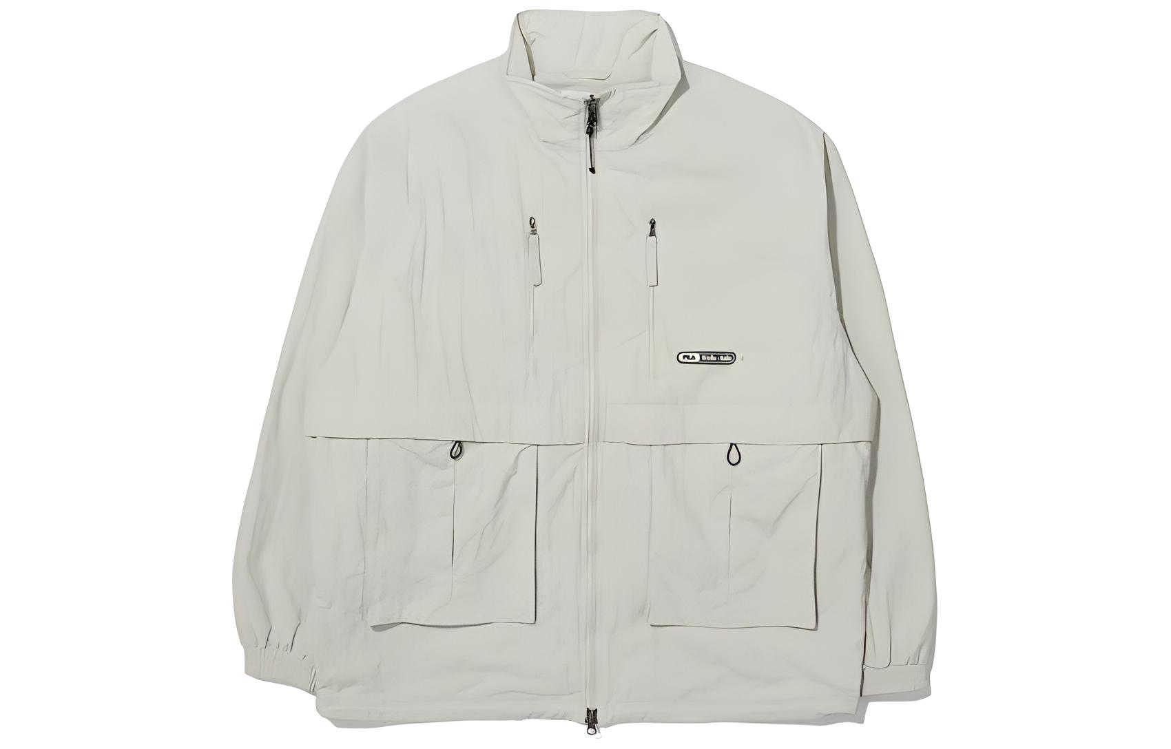 FILA Outdoor Multi-Pocket Letter Printed Jacket Light Green FS2WTE1181X-LSA