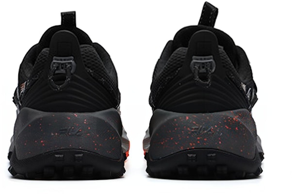 FILA Outdoor Running Shoes 'Black Gray Orange' A12M142208FMB Lookbook FILA Outdoor Running Shoes 'Black Gray Orange' A12M142208FMB