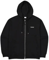FILA Oversized Black Zip-Up Hoodie Jacket Unisex FS2FTF1131X-BLK FILA Oversized Black Zip-Up Hoodie Jacket Unisex FS2FTF1131X-BLK