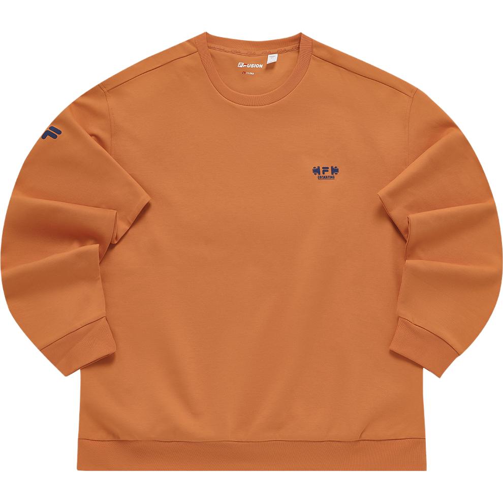 FILA Oversized Jamaica Orange Graphic Sweatshirt T11M331202FOR