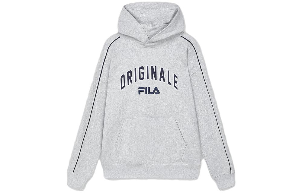 FILA Oversized Letter Colorblock Hoodie - Light Gray F11M349201F-MG