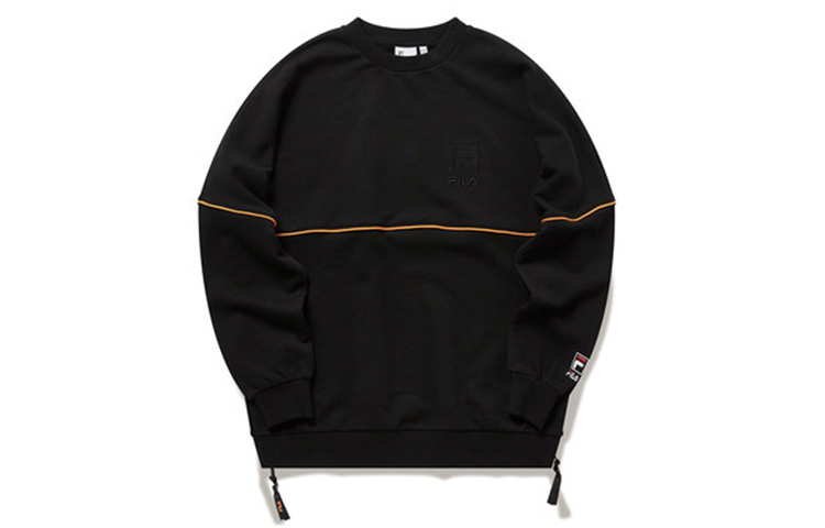 FILA Oversized Pullover Sweatshirt Unisex Black T51U113206ABK