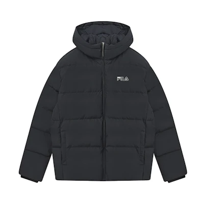 FILA Oversized Unisex Winter Puffer Jacket in Navy Blue. F51U249902F-NV