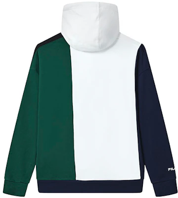 FILA復古美式風格男款海軍藍寬版標誌連帽衫 F11M319205F-NV Lookbook FILA復古美式風格男款海軍藍寬版標誌連帽衫 F11M319205F-NV