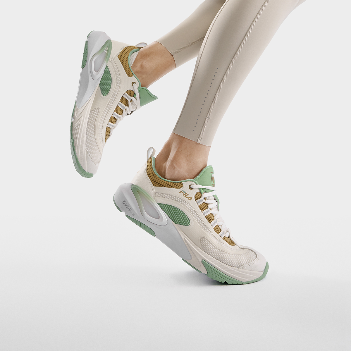 FILA PACER Sneakers 'White Green' 圖 6