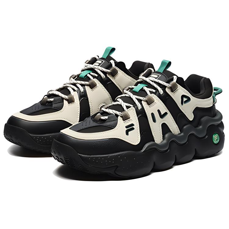 Lookbook FILA斐乐 Panini 簡約舒適 耐磨透氣 生活休閒鞋 男款 黑色