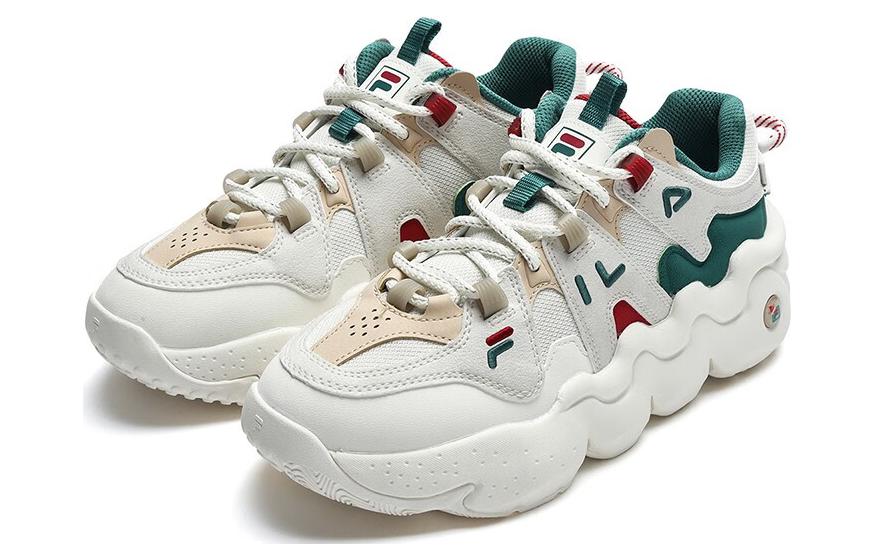 Order (W) FILA Panini Xmas Kasut 'Putih Hijau Merah' F12M312113FSL