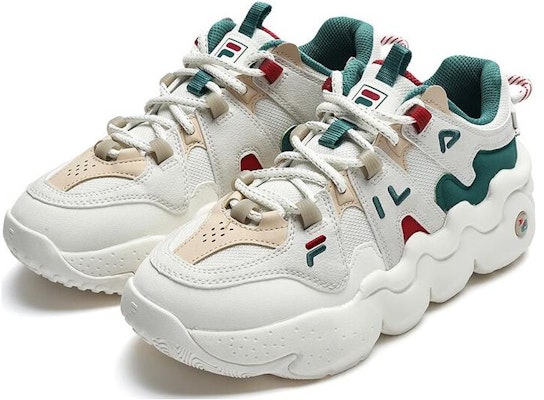 (W) FILA Panini Xmas Kasut 'Putih Hijau Merah' F12M312113FSL Order (W) FILA Panini Xmas Kasut 'Putih Hijau Merah' F12M312113FSL