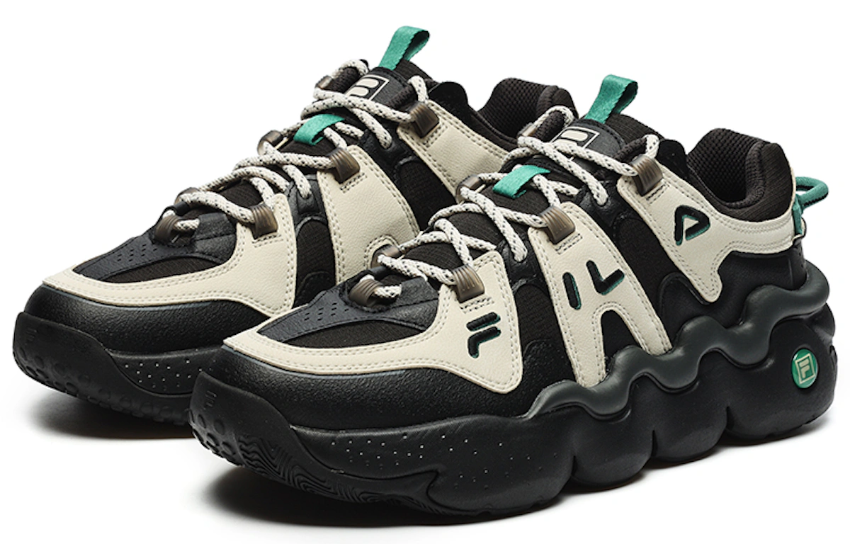 FILA Panini Basketball Shoes 'Black Oatmeal'