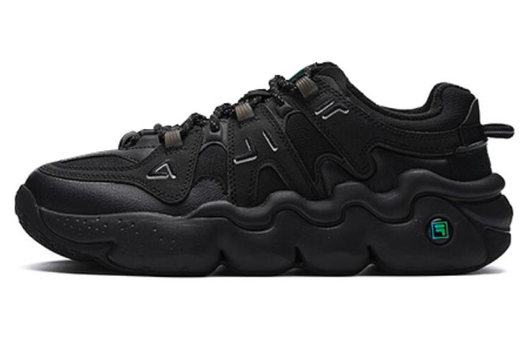 FILA Panini Low Retro Basketball Sneakers 'Black' F12M242127FBK