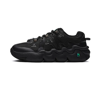FILA Panini Low Retro Basketball Sneakers 'Black'