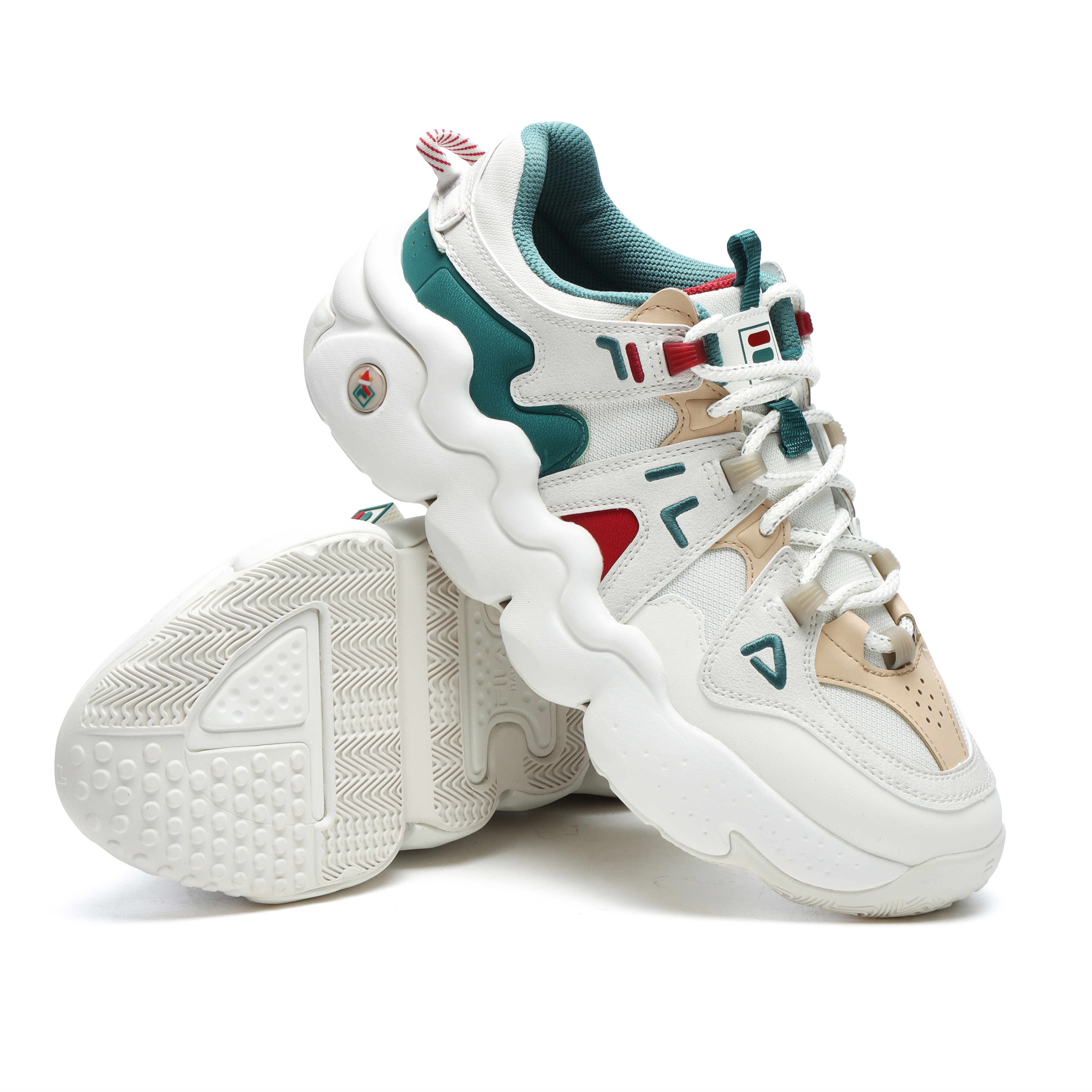 Order FILA 斐樂官方PANINI XMAS男鞋低幫籃球鞋2023春復古運動鞋