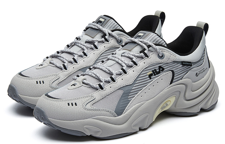 Order Fila 斐樂 小豹系列 減震防滑 透氣運動老爸鞋 灰色