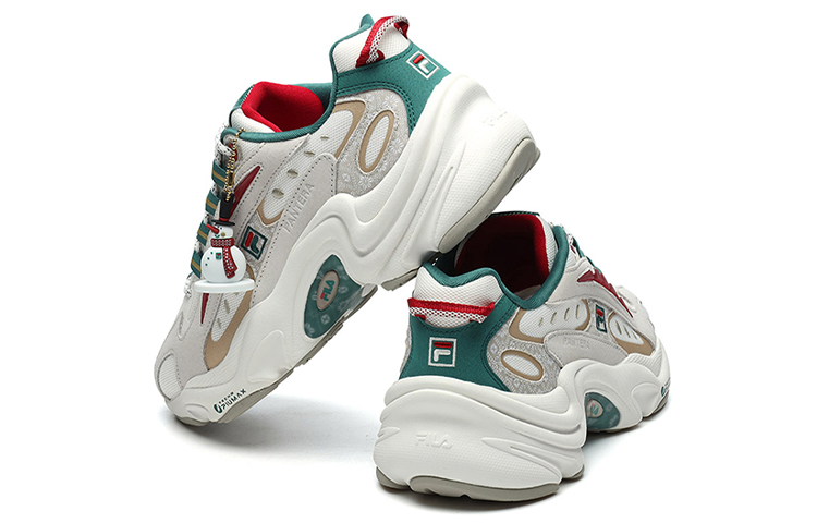 Shop FILA斐樂 Pantera Xms 聖誕 低筒 懷舊運動鞋 男款 白綠紅