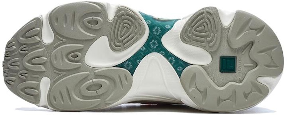 White green and red filas on sale