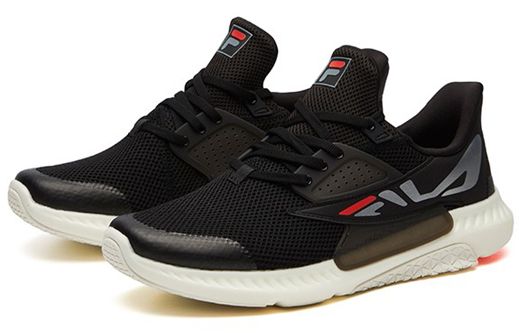 FILA Performance Breathable Lightweight Cozy Low Tops Black 圖 2