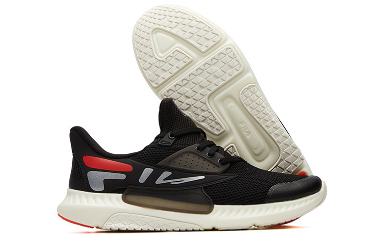 FILA Performance Breathable Lightweight Cozy Low Tops Black 圖 5