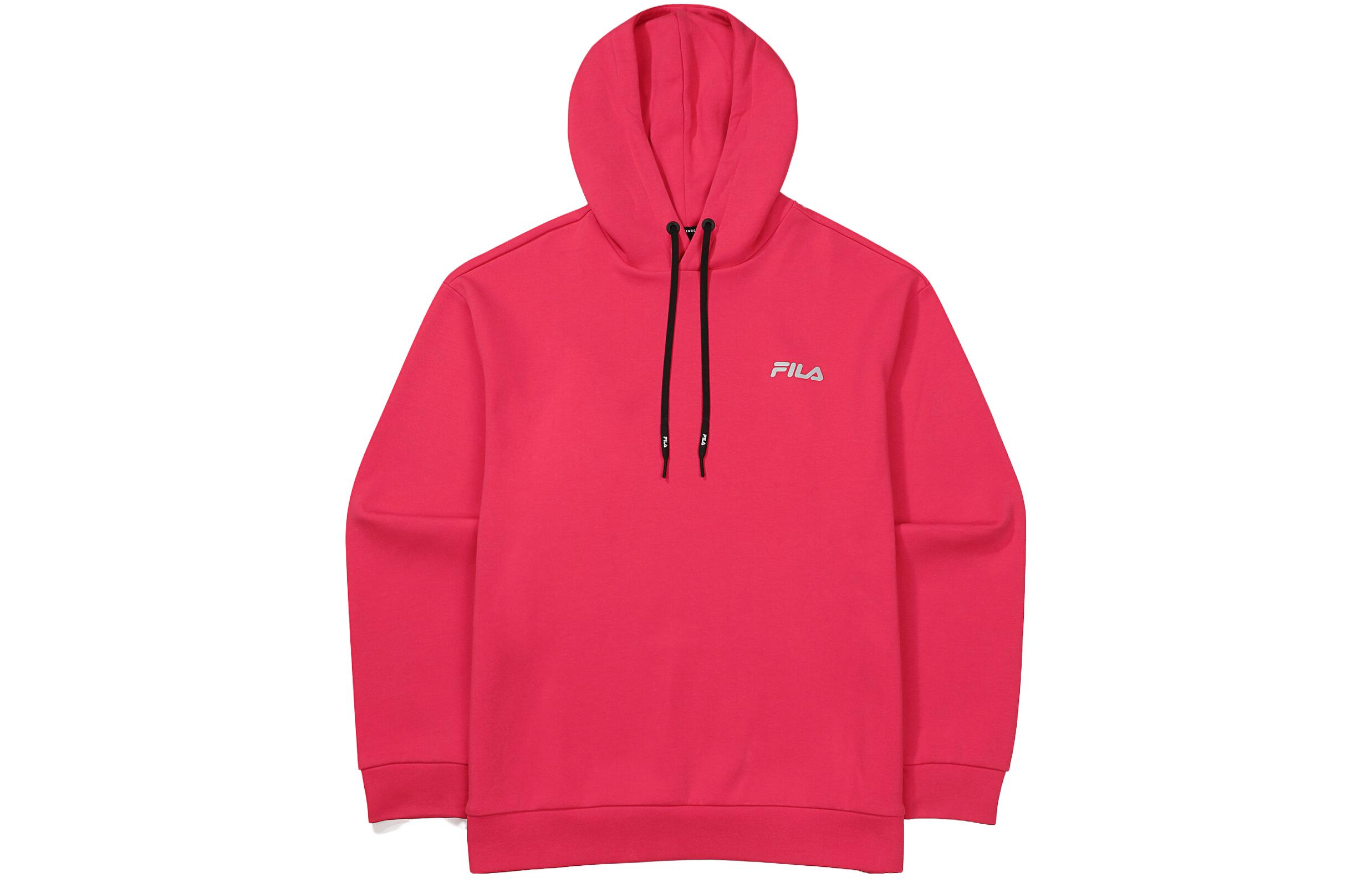 FILA Pink Logo Print Hoodie FS2POF3204MRPK