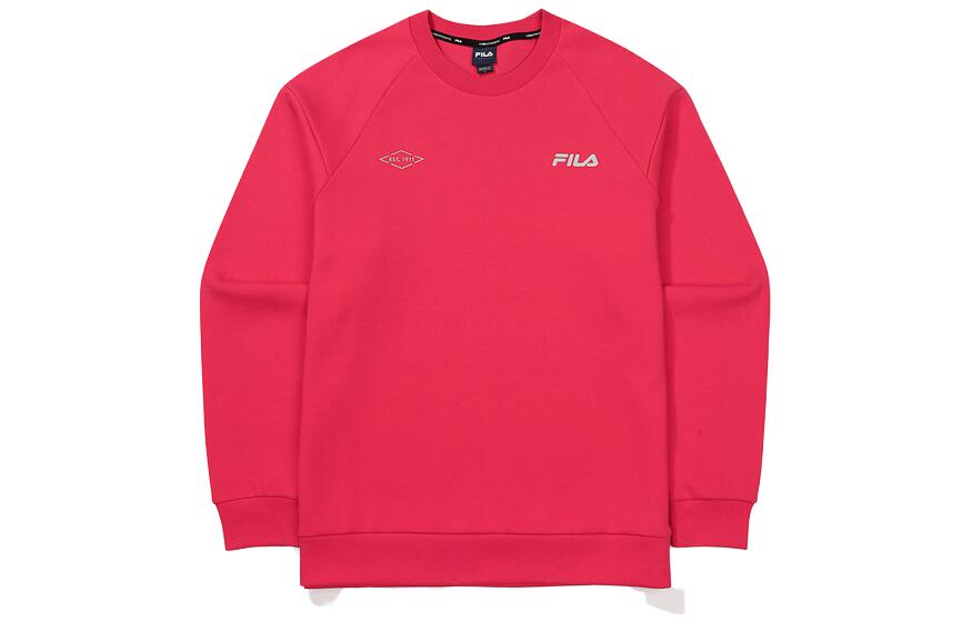 FILA Pink Solid Color Oversized Raglan Pullover Sweatshirt FS2POF3203MR-PK